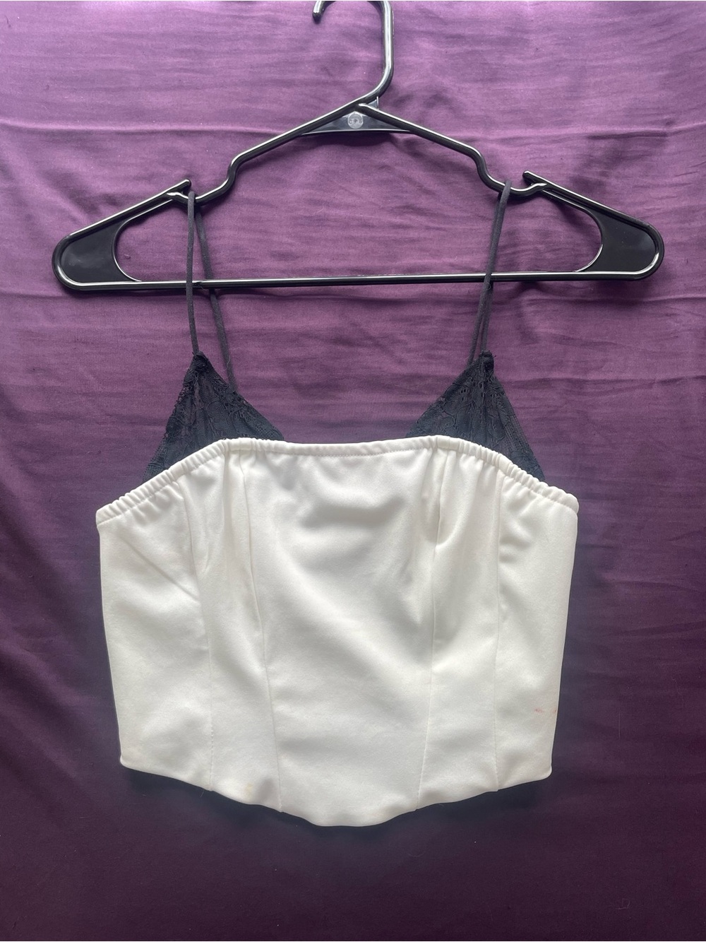 White Bustier Top